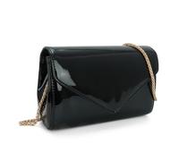 EVEOUT Bolso de Cuero Charolado para Mujer - Cadena para Fiesta Noche Boda - Bolsos Bandolera para Cotidiana