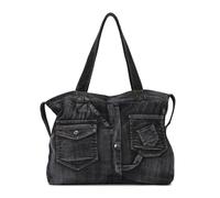 EVEOUT Bolso Tote de Vaquera para Mujer Vintage Grande Bolso de Hombro Shopper Jeans Vaquero Bolso Bandolera para Trabajo Viajar Universidad