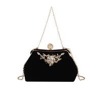 EVEOUT Carteras de mano y clutches de Mujer Bolso de noche con diamantes de imitación Bolso de boda Fiesta Nocturna Bolsa de hombro monedero para fiesta de graduación