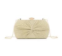 EVEOUT Clutch Brillante para Mujer Bolso con Cadena para Fiesta Boda Glitter Bolsos Bandolera de Noche