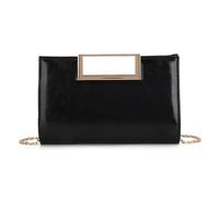 EVEOUT Clutch de Cuero para Mujer con Cadena para Fiesta Noche Boda Bolsos Bandolera para Cotidiana