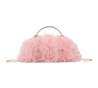 EVEOUT Clutch de Flores de Encaje para Mujer Elegante Carteras de Mano de Encaje de Novia Bolsos Bandolera para Prom Boda Noche Fiesta