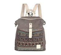 EVEOUT Mochila de Hombro Casual Unisex Vintage de College, Mochila Para Portátil de Negocios Para Hombres y Mujeres Para Viajes Escolares de Trabajo, Excursiones para Acampar Daypacks
