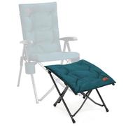 EVER ADVANCED Reposapiés plegable con altura de 47 cm, plegable, acolchado, reposapiés para sillón, jardín y balcón