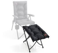 EVER ADVANCED Reposapiés plegable con altura de 47 cm, taburete plegable, reposapiés acolchado para sillones, sillas de jardín y balcón