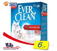 Ever Clean - Múltiples Gatos 6 / 10 LT - Arena Para Gatos Elimina Los Olores