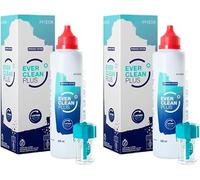 Ever Clean Plus - Pack Ahorro 2x225ml + 60 Comprimidos - Solución de Peróxido para Lentes de Contacto