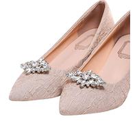 EVER FAITH Clips para Zapatos con Diamantes de Imitación para Decoración de de Novia para Planos B