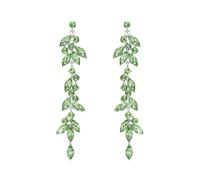 EVER FAITH Pendientes de araña de cristal de estrás para mujer, bisutería art deco, marquesa nupcial, largo para bailes, Mittel, Cristal, Sin piedra preciosa