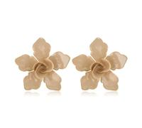 EVER FAITH Pendientes de flor esmaltados grandes declaración Boho Floral Pendientes de verano joyas para mujer vacaciones, Esmalte