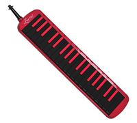 Ever Play Melodica negro/rojo, 37 teclas, incluye estuche.