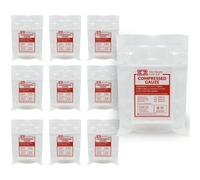 Ever Ready First Aid Gasa estéril comprimida, apósito médico de emergencia de 6 capas para botiquines de primeros auxilios, 4.5 pulgadas x 4.1 yardas, paquete de 10