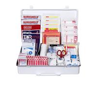Ever Ready First Aid Kit de primeros auxilios de plástico compatible con ANSI Clase B 190 piezas de maletas montables en la pared para negocios, oficina, hogar, coche, escuela