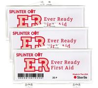 Ever Ready First Aid Splinter Out - Lote de 3 quitaastillas (20 paquetes por paquete)