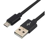 everActive Cable Micro USB, Cable de Nailon, Carga rápida hasta 2,4 A, 100 cm de Largo, Negro, Modelo: CBB-1MB