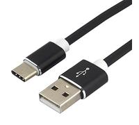 everActive Cable USB Tipo C de Tipo C de Silicona, Carga rápida de hasta 3 A, 100 cm de Largo, Color Negro, Modelo CBS-1CB