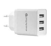 Everactive cargador de red con 3 usb 3.4 a, alta arga rá