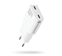 Everactive cargador gan super slim, fuente de alimentación de 2 puert