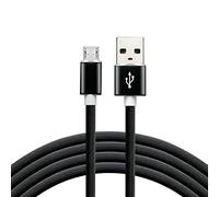 everActive CBB-1.5MB - Cable Micro USB (Nailon, Carga rápida hasta 2,4 A, 150 cm de Largo), Color Negro
