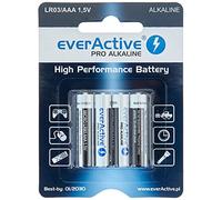 everActive - Pilas AAA (Pack de 48 Unidades, Pro alcalinas, Micro LR03 R03 1,5 V, máxima Potencia, 10 años de Durabilidad, 48 Unidades) - En blíster