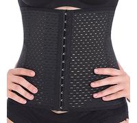 Everbellus - Corsé de rehabilitación para la Cintura, Transpirable, de látex, para Mujer - Negro - Small