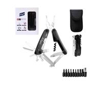 EVERBLADES - Navaja Multiusos de 6 cm de Hoja, 15 Funciones, Kit de Supervivencia, Multiherramienta, Herramienta Multifunción, Camping.