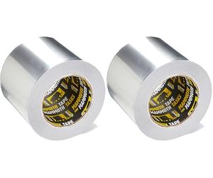 Everbuild EVB2ALUM100-100 mm x 45 m cinta de aluminio (Paquete de 2)