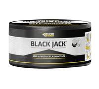 Everbuild EVBFLAS150-150 mm x 10 m gato negro pegamento de la fijación del comercio de flash