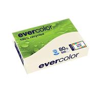 EVERCOLOR - Papel reprográfico, 100% reciclado, marfil, 80 g, A3, Ángel azul, recoge 500 hojas
