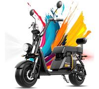 EVERCROSS 701 Motocicleta Eléctrica para Adultos, Motos Electricas con Motor de 1500W, 3 Modos de Velocidad 25/35/45 KMH,Autonomía 60KM, 48V/25Ah Moto Cross Eléctrica, Doble Amortiguación