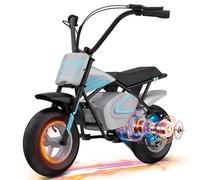EVERCROSS EV07M Moto Eléctrica Infantil con Neumáticos de 11", Velocidad de 20km/h y Autonomía de 15km, Adecuada para Niños de 3 a 10 Años Niños y Niñas