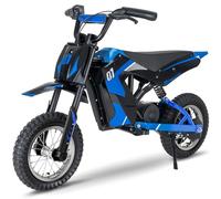 EVERCROSS EV12M Motocicleta Eléctrica Infantil, Motor 300 W, Ruedas 12'' | Moto Eléctrica Niños desde 110 cm, 3 Velocidades, Autonomía de 18 km, Carga de 65 kg, Suspensión y Freno de Tambor