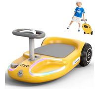 EVERCROSS EV6 Coche Electrico para Niños, 4 en 1 con Música Bluetooth | Hasta 10 km de autonomía carro electrico infantil, 3 modos hasta 9 km/h, giro de 360°, más de 100 efectos de luz