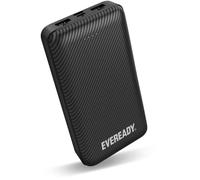 EVEREADY - Batería Externa de 20000 mAh + Cable USB-A/Micro-USB, batería Externa para teléfono y tabletas, Color Negro