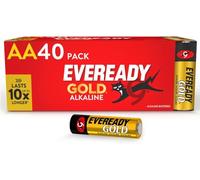 Eveready Pilas alcalinas AA de oro, 40 unidades, de larga duración, para electrodomésticos