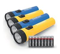Eveready Linterna LED, Linterna Pequeña de Pilas, Uso General, Emergencias, Pilas Incluidas, 4 Unidades