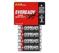 Eveready Super Heavy Duty baterías, AA, 4 Unidades