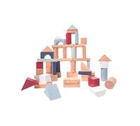 EverEarth EE33893 Bloques de construcción de 50 Piezas-Pastel, Color carbón