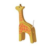 EverEarth Jirafa de bambú EE33548 Figura de Madera de Animal para niños a Partir de 24 Meses