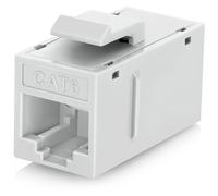 Everest - Acoplador Keystone RJ45 CAT6 en Color Blanco (Paquete de 12) - Acoplador RJ45 - Conectores Keystone Cat6