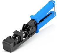 Everest easyJACK - Herramienta de terminación de velocidad en ángulo de 90° - Herramienta de perforación Keystone Jack - Para ser utilizado solo con conectores Keystone RJ45 Cat5e, Cat6a y Cat6