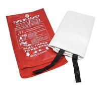 Everest's Toys Manta ignífuga grande 180 × 200 cm - Calidad A - Manta térmica de emergencia - Manta térmica de fibra de vidrio - Cubierta contra incendios - Herramienta de rescate de primeros auxilios