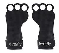 EVERFLY Calleras para Crossfit - Grips 3H Fibra de Carbono - Guantes de Gimnasio para Protección de Manos - Diseño Ergonómico Hombre y Mujer - Gym Fitness Halterofilia (S)