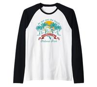 Everglades National Park FL Alligator No acaricie a los lugareños Camiseta Manga Raglan