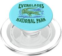 Everglades National Park Florida Retro Alligator PopSockets PopGrip para MagSafe