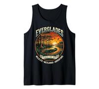 Everglades National Park Florida Vintage diseño de cocodrilo Camiseta sin Mangas
