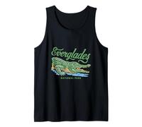 Everglades National Park Wildlife Florida Cocodrilo Vintage Camiseta sin Mangas