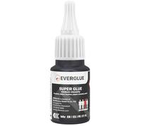 EVERGLUE Pegamento superfuerte de líquido medio, 20 g, para un pegado preciso y reparaciones rápidas, superadhesivo extrafuerte, secado rápido y líquido sin goteo