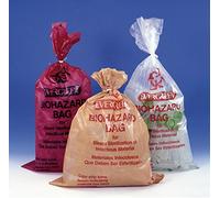 Evergreen 064126 impreso Autoclave bolsa con cordón 203 x 305 mm), color rojo