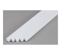 Evergreen 409 - Perfiles Cuadrados (600 x 4,8 x 6,3 mm, 5 Unidades)